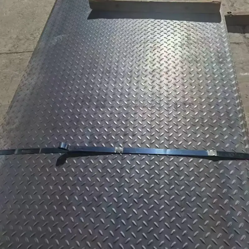 Placa a cuadros de acero al carbono